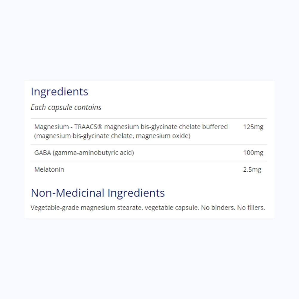 CanPrev Magnesium + GABA & Melatonin 120 capsules Pharma Clover