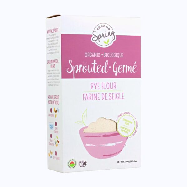Second Spring Sprouted Rye Flour 500g Pharma Clover